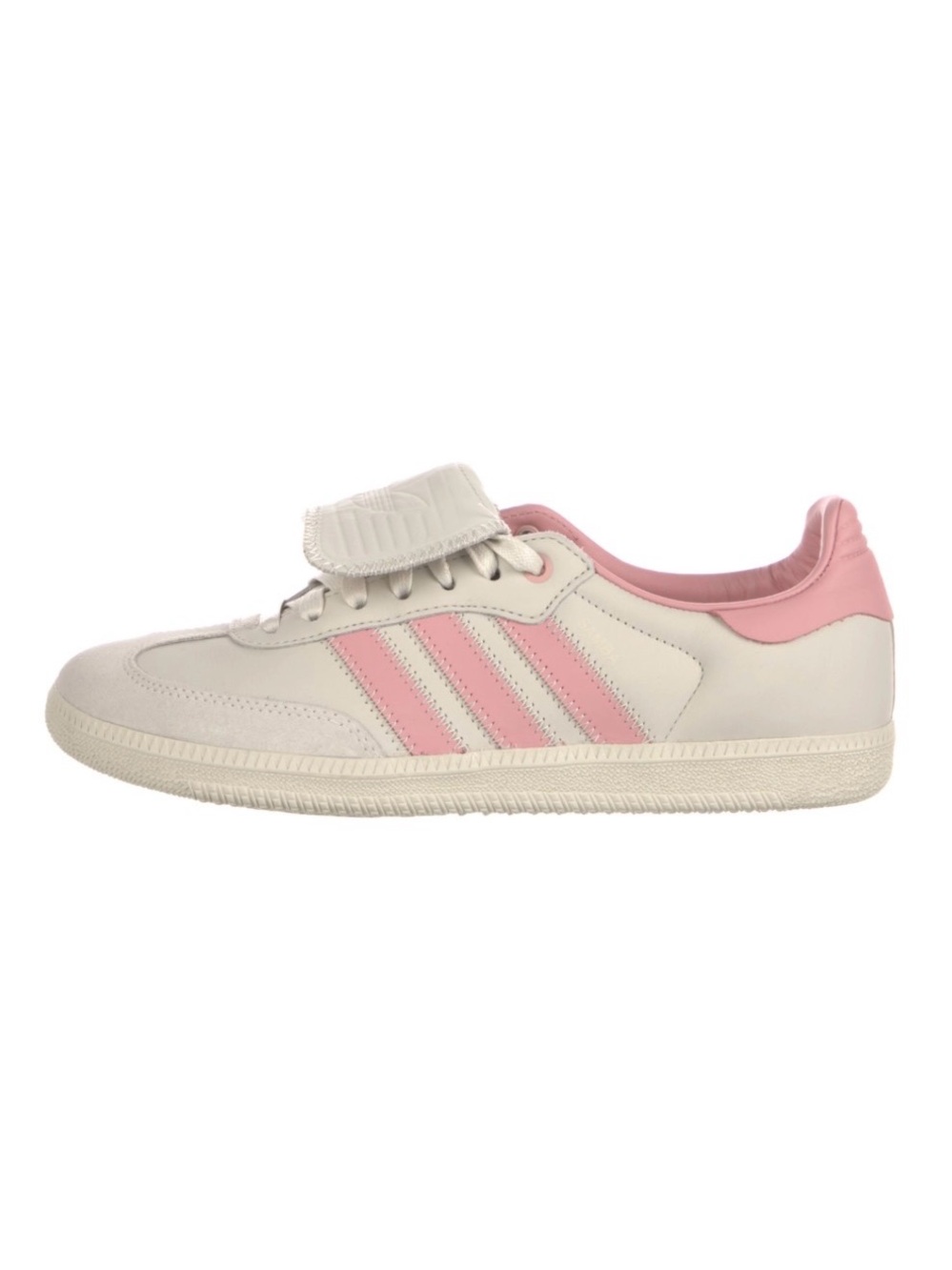 NWT adidas 9-1/2 Women's Humanrace by Pharell Samba Sneakers - Pink/Off-White
